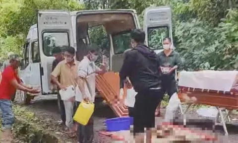 Bí ẩn xe máy cháy trơ khung bên cạnh thi thể trong nghĩa trang