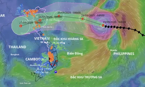 Siêu bão Ragasa đi vào Biển Đông, giật trên cấp 17, hướng thằng vào nơi này