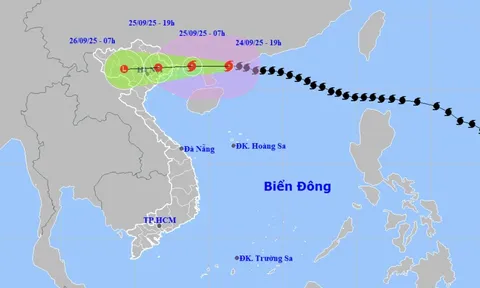 Bão Ragasa đổ bộ Quảng Ninh - Hải Phòng trong ít giờ tới, Chủ tịch Hà Nội khuyến cáo người dân hạn chế ra đường