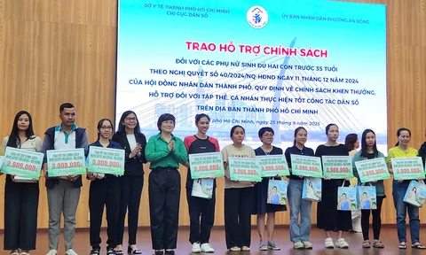Hơn 17.000 phụ nữ sinh đủ 2 con trước 35 tuổi sẽ được nhận 3-5 triệu đồng
