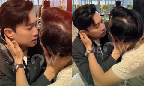 Khoảnh khắc nam diễn viên Quốc Trường "kề môi" với đồng nghiệp nam thế nào mà khiến dư luận "phát sốt"?