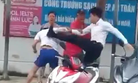 Công an phường Bắc Nha Trang thông tin chính thức về vụ người đàn ông xông phi người khác tại cổng trường học