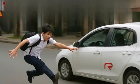 Học sinh trường Ngôi Sao Hà Nội nhảy khỏi xe ôm công nghệ vì nghi mình bị bắt cóc, tiết lộ của nhà trường