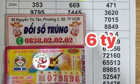 Hé lộ về chủ nhân của 3 tờ vé số trúng độc đắc 6 tỷ đồng ở TP.HCM