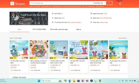 Trà sữa giảm cân “Viet Milk Tea Denmark” chứa Sibutramine - hoạt chất đã bị Bộ Y tế cấm sử dụng, có bán trên Shopee