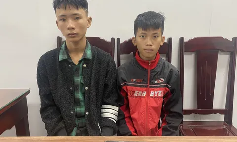 Bắt Lê Thọ Thắng, sinh năm 2010 và Lê Văn Hùng, sinh năm 2009
