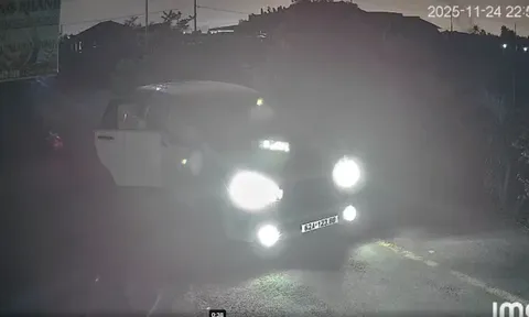 Clip ghi rõ hình ảnh đối tượng đi ô tô bắt trộm chó ở Tây Ninh