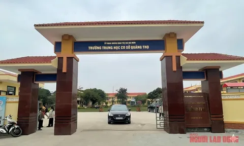 Vụ giáo viên bị yêu cầu nộp 100.000 đồng "bồi dưỡng" khi đi tập huấn: Lãnh đạo Trường THCS Quảng Thọ lên tiếng