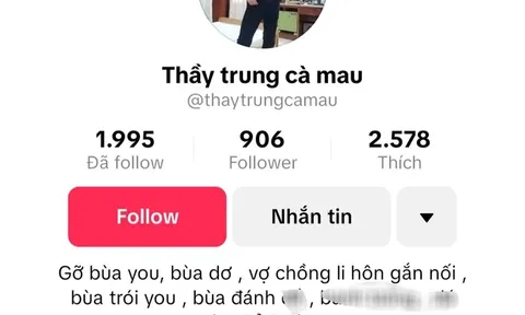 Vụ tài khoản "Thầy Trung Cà Mau" rao… gỡ bùa yêu, bùa đánh đề: Hé lộ về chú tài khoản
