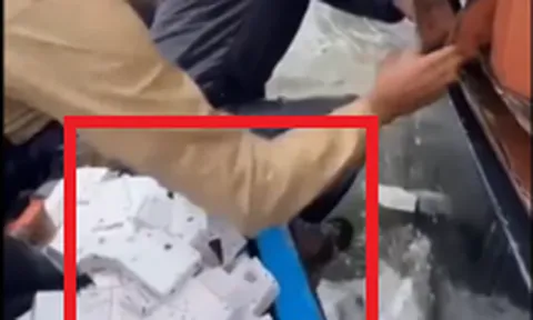 Video "container nổi trên mặt nước, bên trong chứa đầy iPhone": Sự thật bất ngờ
