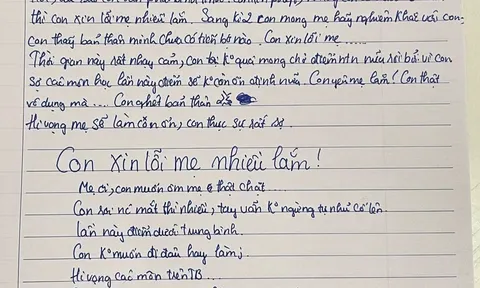 "Mẹ ơi con rất sợ… Con không ăn nổi cơm", lời tâm sự xót xa trong bức thư của nữ sinh gửi mẹ khiến nhiều người nhói lòng