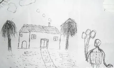 Cô giáo gọi cho phụ huynh ngay lập tức khi nhận được bức tranh này từ học sinh, sự thật bàng hoàng