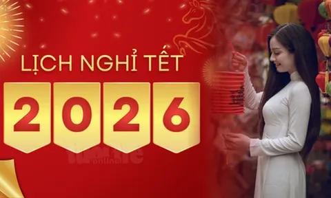 Chi tiết lịch nghỉ Tết Dương lịch 2026 khu vực nhà nước và khu vực tư nhân