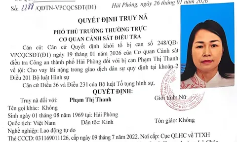 Truy nã Phạm Thị Thanh