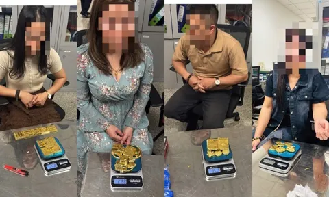 4 hành khách giấu 12,3kg vàng lậu qua Sân bay quốc tế Nội Bài như thế nào?