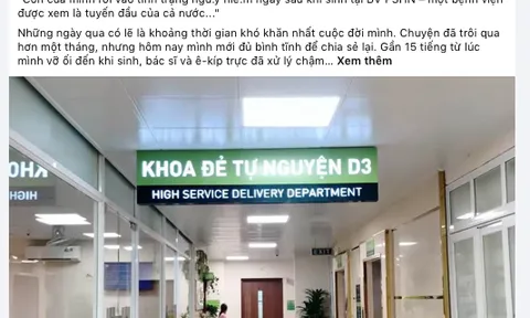 Sản phụ mất con tố bác sĩ tắc trách và đổ lỗi cho "gia đình bị đen", giám đốc bệnh viện phụ sản Hà Nội nói gì?