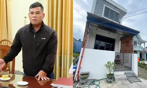 Chủ nhà xây nhầm trên đất người khác nói hiện rất khó khăn, nếu phá nhà không biết ở đâu