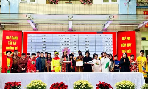"Hội Vui Mổ Lợn Mùa 2 - Giúp Bạn Đến Trường" tại Trường THCS Hoàng Hoa Thám