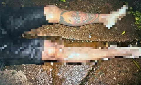 Phát hiện thi thể nam giới dưới sông Sài Gòn, chân có hình xăm "mặt quỷ"