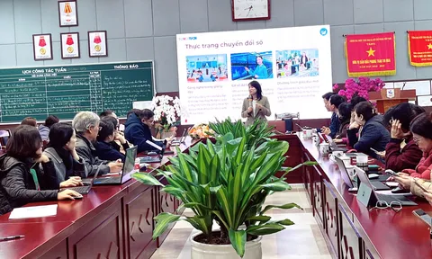 Trường THCS Hoàng Hoa Thám tham gia tập huấn ứng dụng AI trong quản lý giáo dục