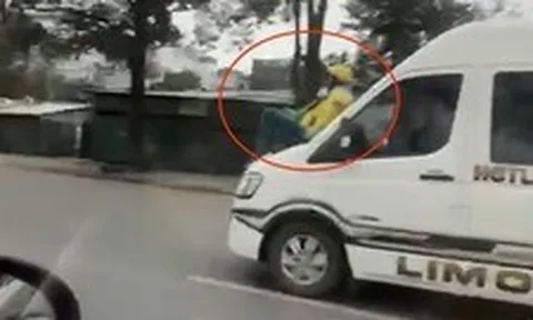 Vụ clip xe limousine "chở người" trên nắp capo chạy băng băng ở Hà Nội: Hé lộ nguyên nhân bất ngờ