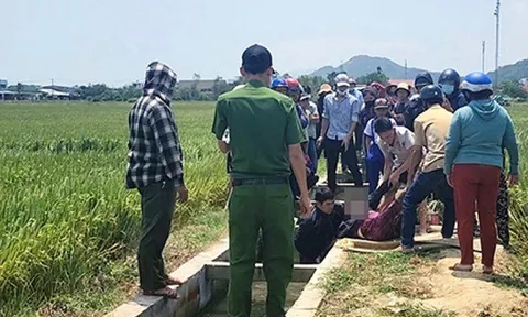 Phát hiện thi thể người phụ nữ dưới mương nước ở Bình Định: Hiện trường đau xót