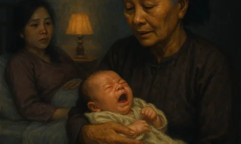 Đêm ở cữ đầu tiên: Con khóc, mẹ chồng hát to, chồng chỉ nói một câu khiến tôi nghẹn lòng