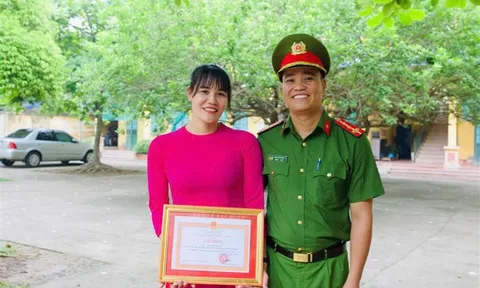 Chuyện về cô giáo cứu người đuối nước có chồng là chiến sĩ Công an cơ sở