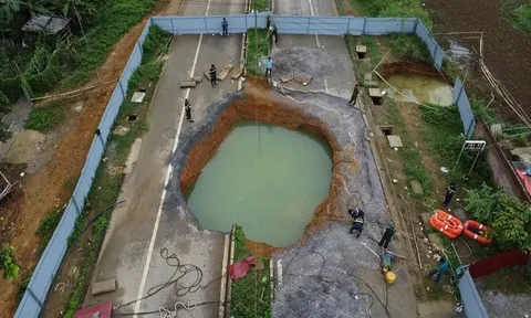 Bắc Kạn: Dừng tìm kiếm nạn nhân nghi mất tích trong "hố tử thần" sau hơn 2 tuần