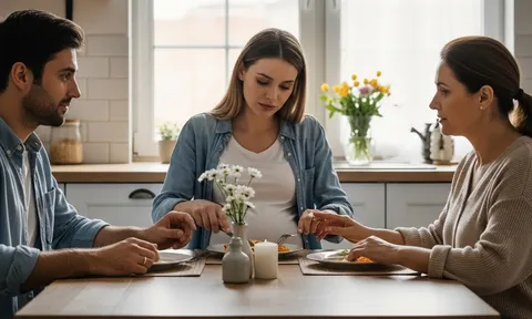 Về quê sinh con, hành động lạ của chồng trong bữa cơm khiến tôi bàng hoàng nhận ra một sự thật đau lòng