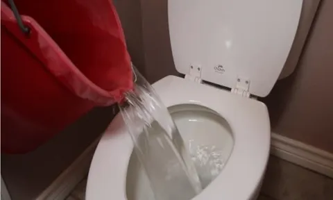 Đổ nước thải vào bồn cầu: Tiết kiệm đâu chẳng thấy, chỉ thấy tắc nghẽn và mùi hôi bủa vây