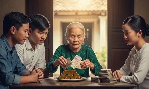 Bốn tháng trước, tôi chia tài sản cho con; bốn tháng sau, tôi cần tiền chữa bệnh, cả ba đứa đều im lặng