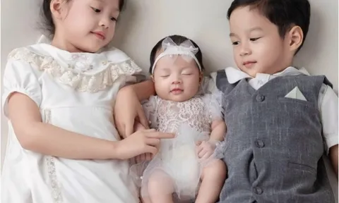 3 gia đình Việt "bố soái ca, mẹ ngọc nữ sinh con đẹp như thiên thần" được nhiều người yêu mến