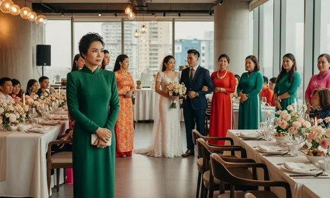 Ngày anh cưới vợ mới, tôi đến dự và nói một câu để kết thúc tất cả