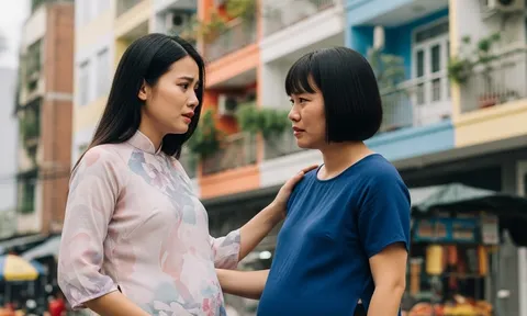 Chị hàng xóm khó khăn lắm mới mang thai, tôi mừng cho vợ chồng chị… nhưng một cuộc trò chuyện đã hé lộ bí mật động trời