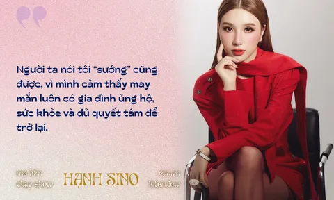 Ca sĩ Hạnh Sino: "May mắn nào cũng đi kèm với nỗ lực, không ai tự dưng mà 'sướng' cả đâu"