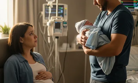 Bầu 8 tháng, tôi chết lặng thấy chồng bế con của bạn thân trong bệnh viện và sự thật đắng lòng