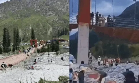 Clip: 5 người thiệt mạng vì đứt cáp cầu treo, hiện trường vô cùng ám ảnh