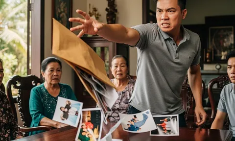 Vợ bị chồng vạch trần chuyện ngoại tình giữa cả dòng họ bằng một phong bì chứa ảnh nóng với nhân tình