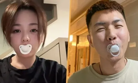 Sốc với trào lưu giới trẻ Trung Quốc đua nhau ngậm ti giả xả stress, cháy hàng khắp nơi