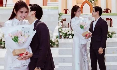 Sao Việt 24h: Á hậu Chế Nguyễn Quỳnh Châu nhận Bí tích Rửa tội, bạn trai doanh nhân đồng hành trong khoảnh khắc thiêng liêng