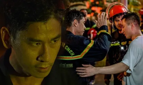 Trung tá Công an làm bùng nổ MXH với 10 giây lạnh lùng trong "Chiến sĩ quả cảm", được dàn nghệ sĩ nhận làm "ba nuôi"