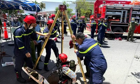 Tai nạn thương tâm: Hai công nhân mắc kẹt, tử vong dưới cống nước sâu 8m ở Đà Nẵng