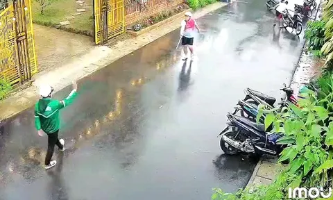 Giữa trời mưa, chồng cùng đôi nam nữ lao vào đánh vợ: Hé lộ danh tính người phụ nữ ra tay