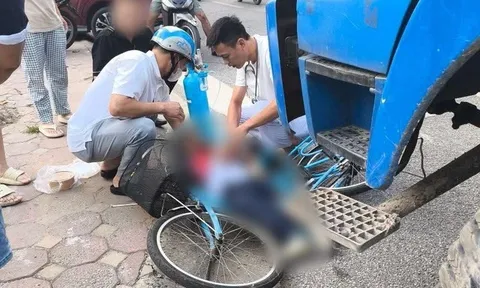 Nam sinh lớp 6 tử vong trước cổng trường, xe tải gây tai nạn nghi chở vật liệu xây dựng cho trường học