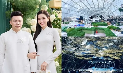 Sao Việt 24h: Hé lộ rạp cưới "siêu khủng" của Hoa hậu Đỗ Hà và chồng thiếu gia trước giờ G, khung cảnh như cổ tích