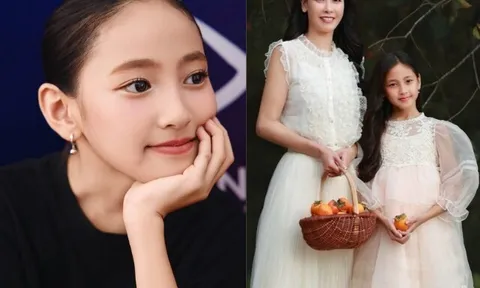 Con gái duy nhất hưởng “gen Hoa hậu” của Hà Kiều Anh: dậy thì vóc dáng như thiếu nữ, mặt thanh tú, mũi cao, cằm V-line