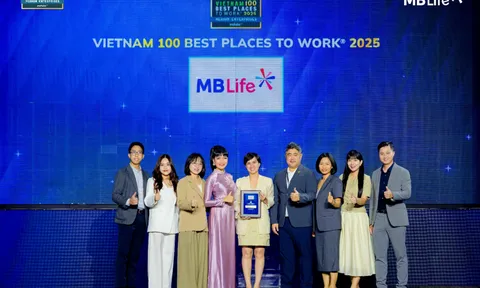 MB Life 3 năm liên tiếp được vinh danh “Nơi làm việc tốt nhất Việt Nam”