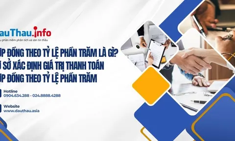 Hợp đồng theo tỷ lệ phần trăm là gì? Cơ sở xác định giá trị thanh toán hợp đồng theo tỷ lệ phần trăm