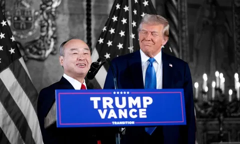 'Ông trùm' Nhật Bản Masayoshi Son và cú bắt tay 100 tỷ USD với TT Trump